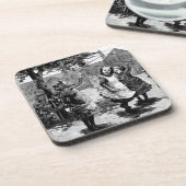 Victoriaanse kurken onderzetter (Linkerzijde)