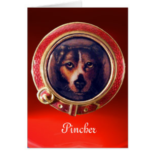 VICTORIAANSE MINIATUUR HOND PORTRETTEN Pincher