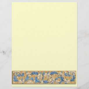 Victoriaanse rand met veren flyer