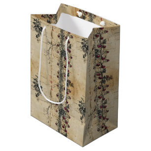 Victoriaanse Robijnen Kant Gotische Patroon (2) Medium Cadeauzakje