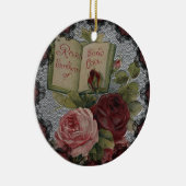Victoriaanse Rozen Embleem van Liefde Ornament (Rechts)