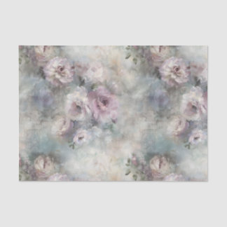 Victoriaanse Shabby Chic Geschilderde Bloemen Deco Tissuepapier