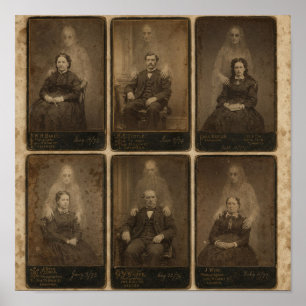 Victoriaanse spiritusfotografie: bezeten portrette poster