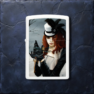 Victoriaanse Steampunk Winter Libel Sleutel Gotisc