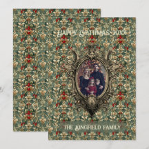 Victoriaanse Winterbes Ornament Familie Gothmas