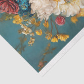 Victoriaanse Witte Kat Decoupage Tissuepapier (Detail)