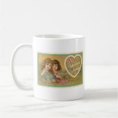 Victorian A Valentine Message 2 Girls Mugs (Gauche)