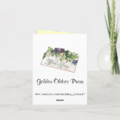 Victorian Angel Carte de remerciements (Dos)