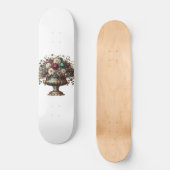 Victorian Bavaria Floral Vase Skateboard (Voorkant)