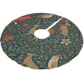 Victorian Christmas Animal & Botanical Kerstboom Rok (Gekanteld)