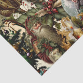 Victorian Christmas Elegance  Tissuepapier (Detail)