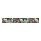 Victorian Christmas Portrait Grosgrain Lint (Voorkant)