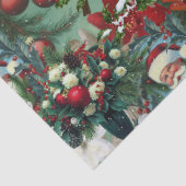 Victorian Christmas Portrait Tissuepapier (Detail)