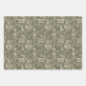 Victorian Christmas Sparkle Inpakpapier Vel (Voorkant 2)