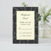 Victorian Damask RSVP (ivoire) (Debout devant)
