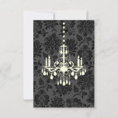 Victorian Damask RSVP (ivoire) (Dos)