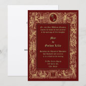 Victorian Era Neo Renaissance Cherubs Wedding Kaart (Voorkant / Achterkant)