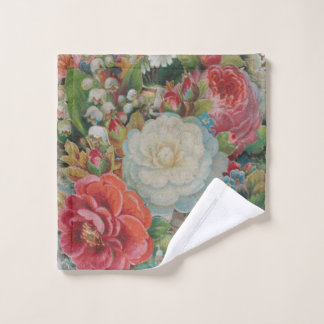 Victorian Era Valentine's Card, Floral Bouquet