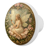 Victorian Fairy Floral Knob Keramische Knop (Rechts)