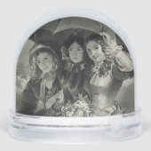 Victorian fille parapluie pluie jour de pluie (Arrière)