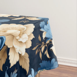 Victorian Flowers Blue Tafelkleed