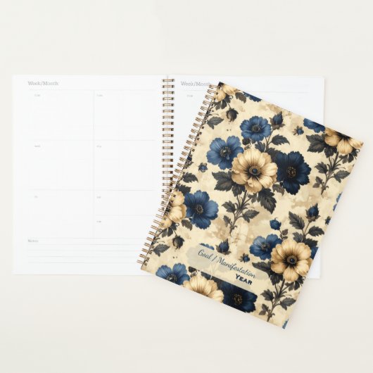 Victorian Flowers Planner (Devant avec enveloppe)