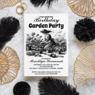 Victorian Gardens Delight Garden Party Invitation