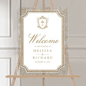 Victorian Gold Catholic Wedding Welcome
