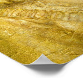 Victorian Gothic Girl En Blanc Sur Impression Or (Coin)