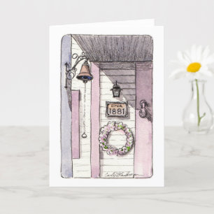 Victorian House Detail Chautauqua Carte pliée 