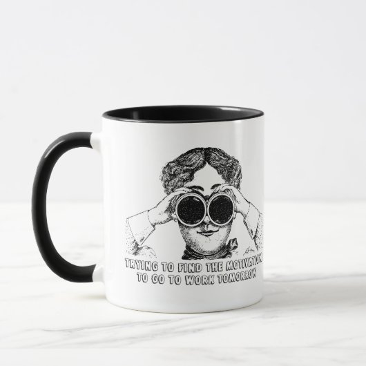 Victorian Humor Office Coffee Mug (Gauche)