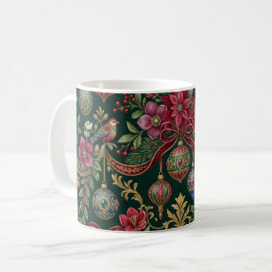 Victorian Kerstschattenmok Koffiemok