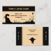 Victorian Lady Champagne Carte de visite (Devant / Derrière)