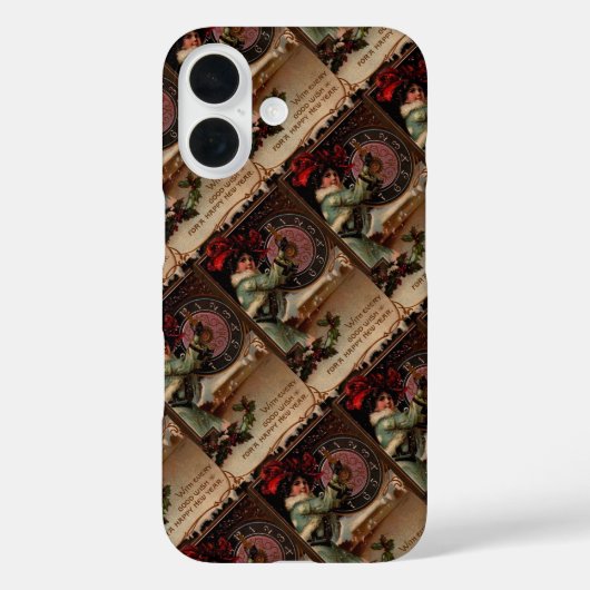 Victorian Lady New Year Case-Mate iPhone Case (Achterkant)