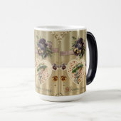 Victorian Lady Vintage Valentine's Day Mug (Devant droit)