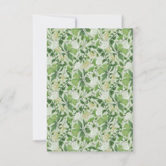 Victorian Meadow - RSVP card vertical (Achterkant)