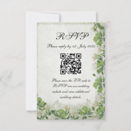 Victorian Meadow - RSVP card vertical Kaartje