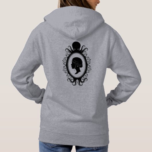 Victorian Octopus Cameo Hoodie (Achterkant)