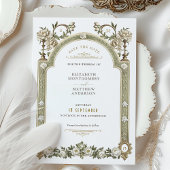 Victorian Peony Elegance Invitation à jour