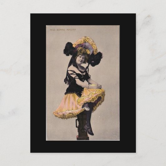 Victorian peut fille carte postale (Devant)