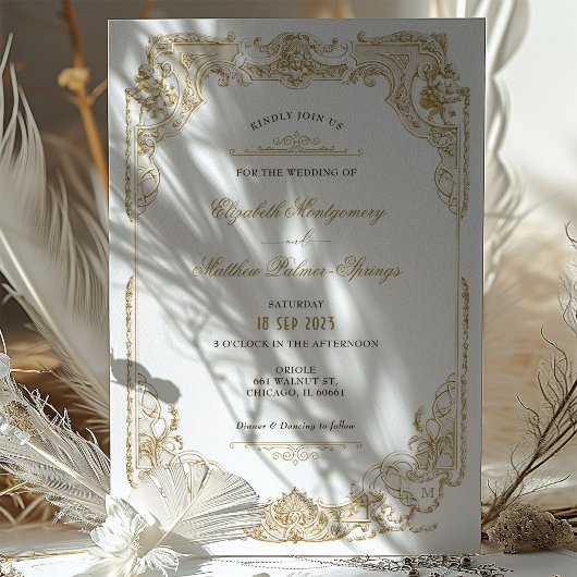 Victorian Royal Elegance Wedding Invitations