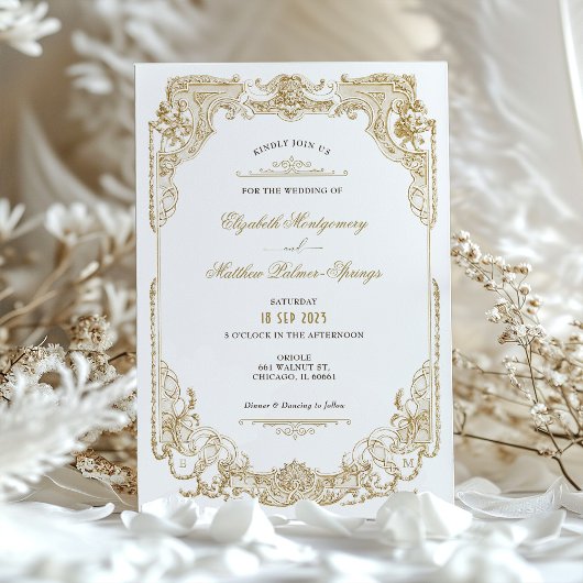 Victorian Royal Elegance Wedding Invitations