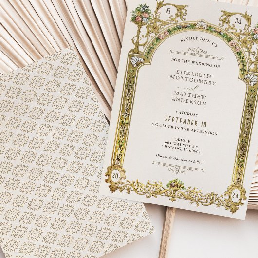 Victorian Royal Elegance Wedding Invitations