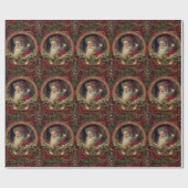 Victorian Santa Cadeaupapier (Vlak)