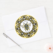 Victorian Steampunk Bee Honey Étiquette (Enveloppe)