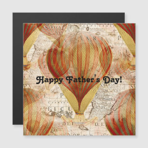 Victorian Steampunk Collage of Hot Air Balloons