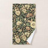 Victorian-style floral pattern  bad handdoek (Handdoek)