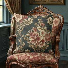 Victorian Vintage Floral Kussen