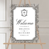Victorian White Catholic Wedding Welcome