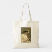 Victorian woman retrospective romantic tote bag (Achterkant)